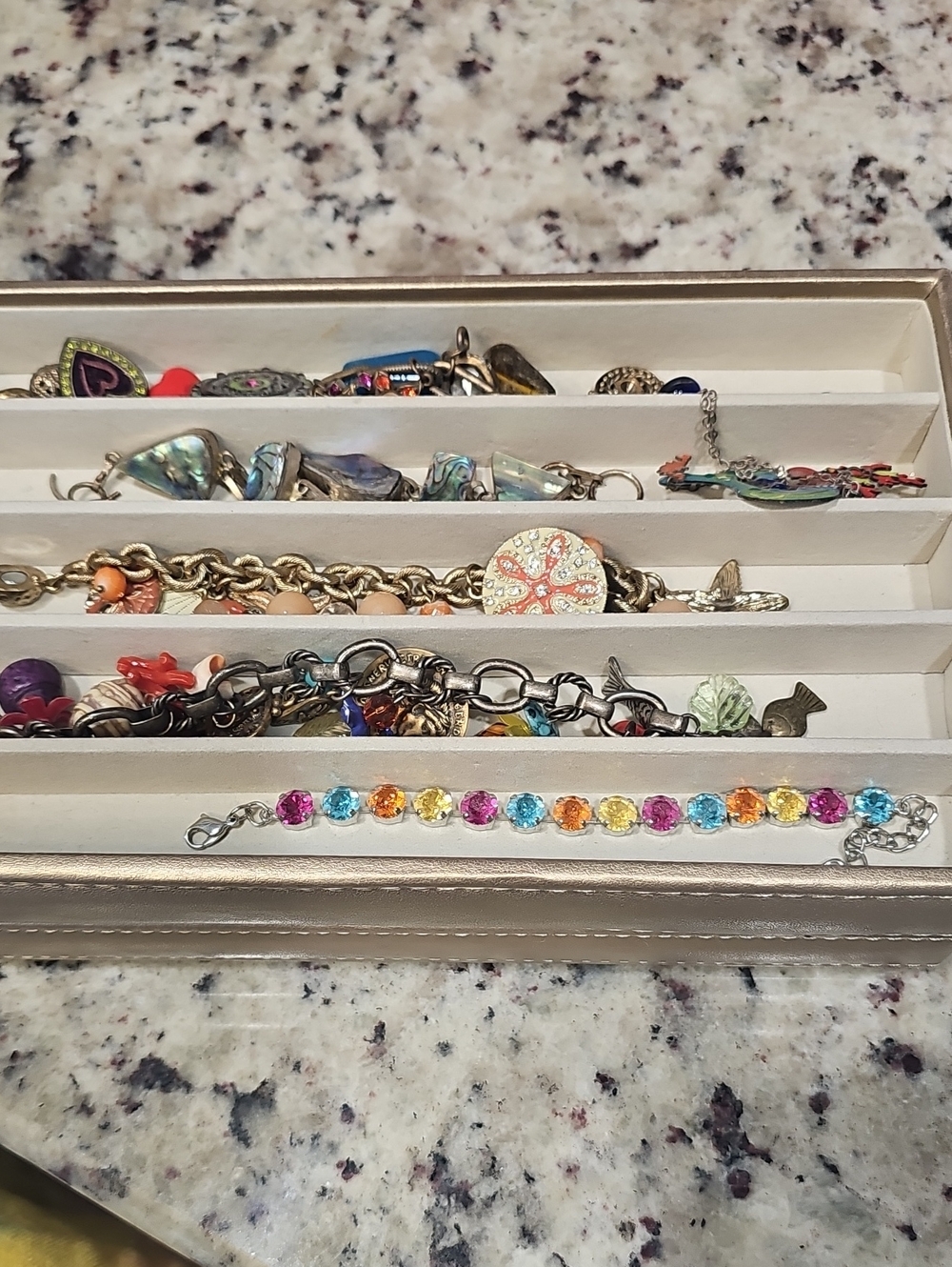 5 Bracelets, Mermaid Necklace - Women Jewelry